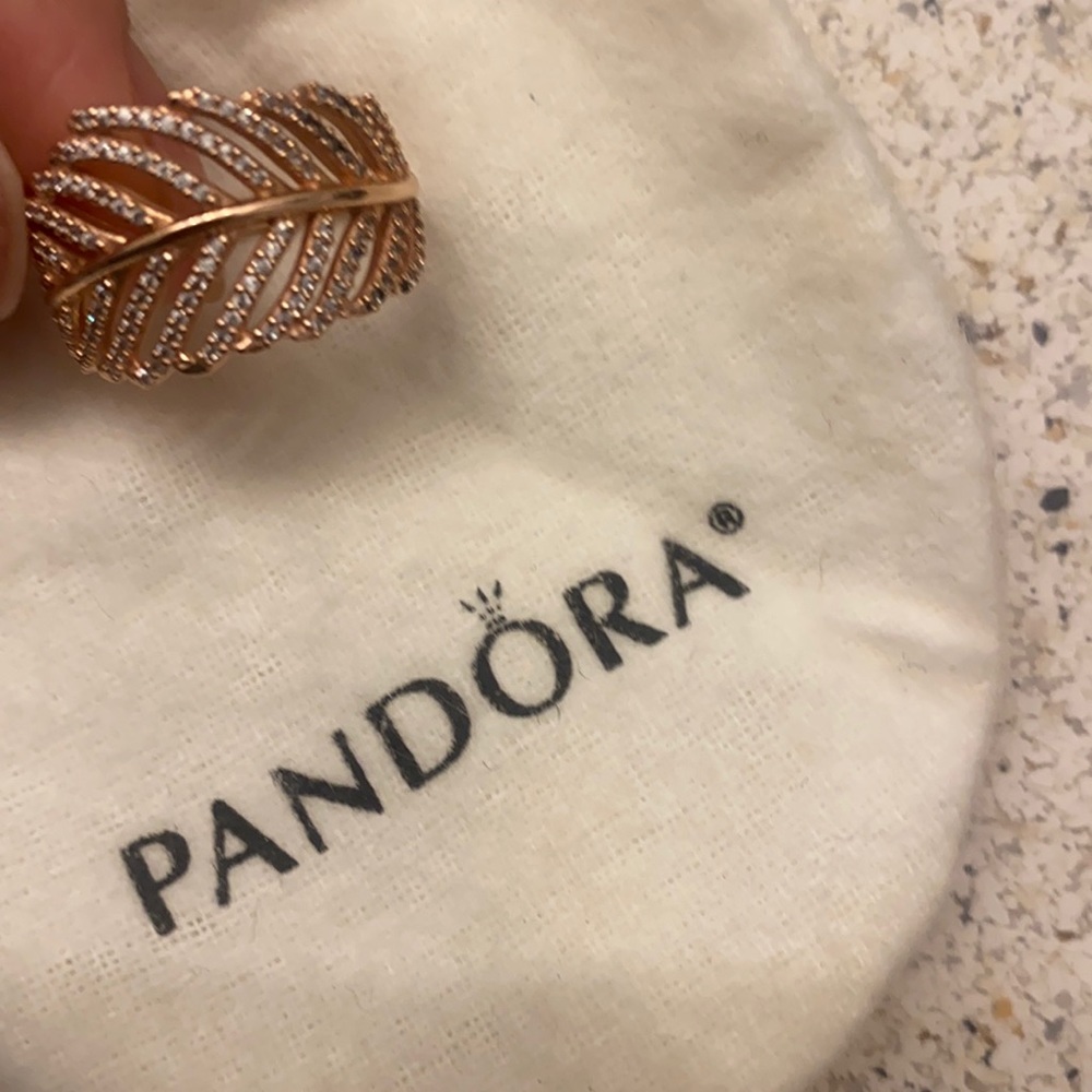 Pandora ring new rosegold us size 7